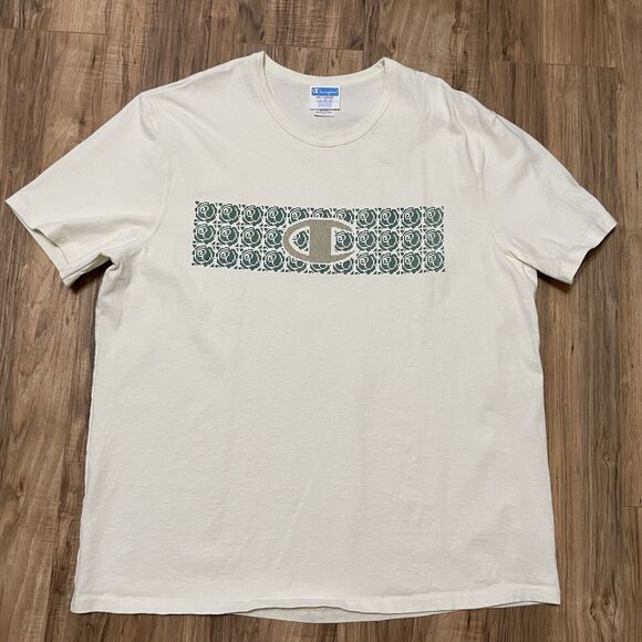 Champions Women’s Size 2XL T-Shirt Ivory Green Roses? Logo - Picture 1 of 5